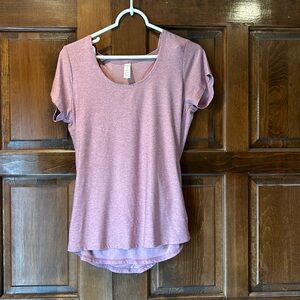 Marika Size Small Light Pink Short Sleeved Athletic Shirt Work Out Top
